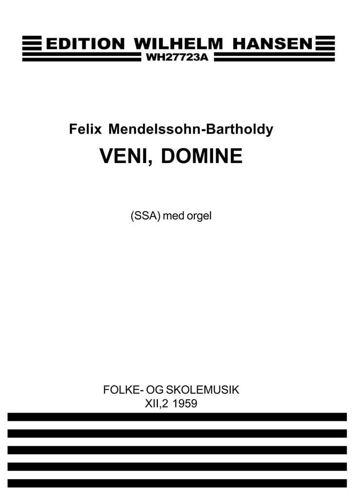 Veni Domine Op.39-1